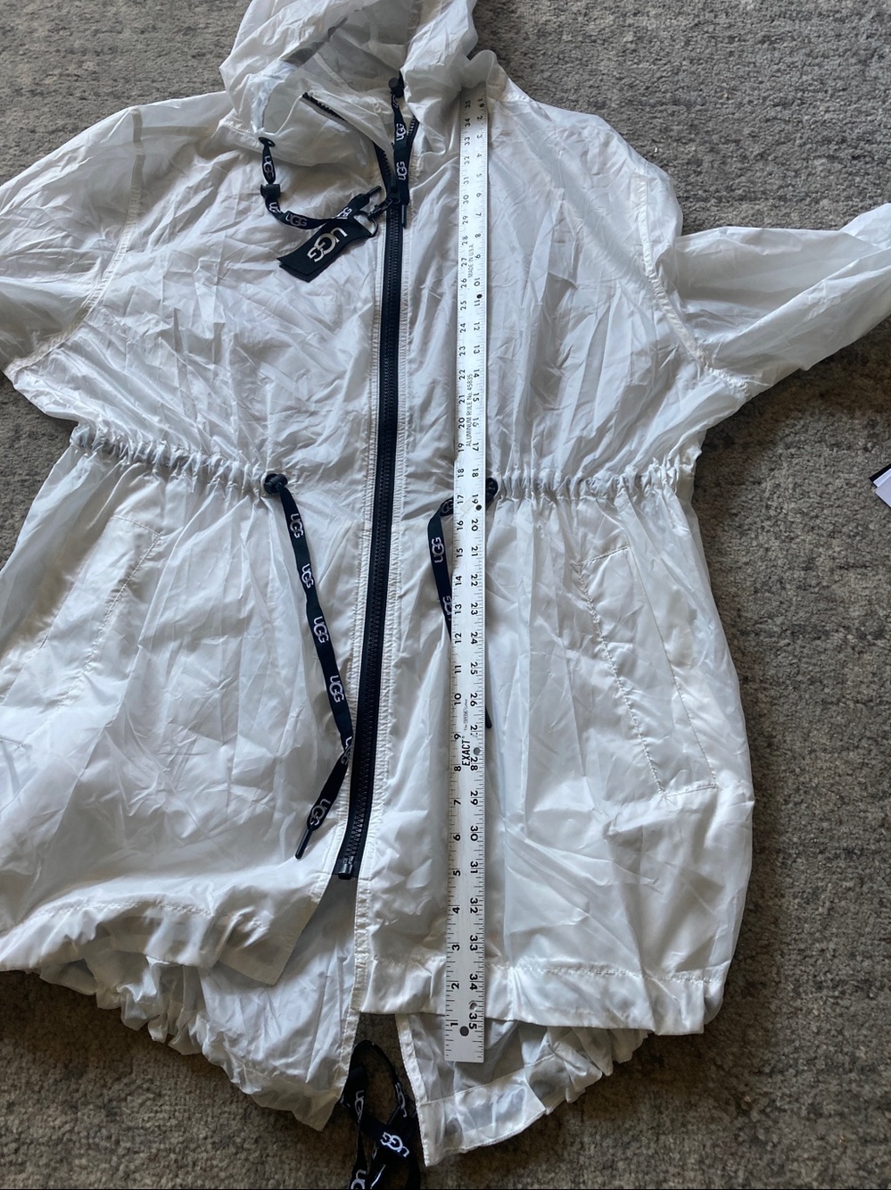 UGG White Brittany Hooded Anorak NWT - Picture 16 of 16